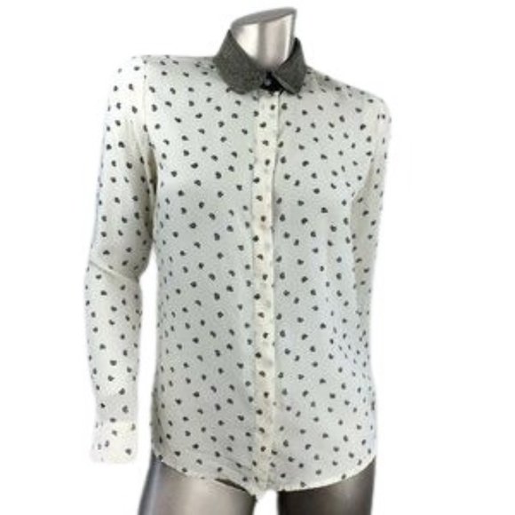 ANTHROPOLOGIE | Maison Scotch Lips Button Up Shirt - Picture 2 of 7